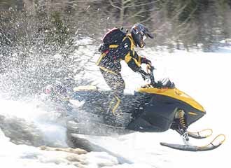 Snowmobiling in Chetwynd
