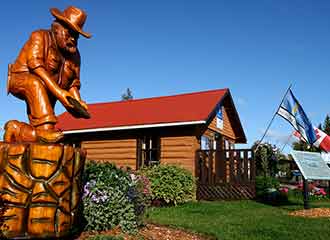 Visitors centre in Taylor, BC